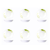 Corelle Corelle Asia Collection European Herbs 296 ml Dessert Bowl Pack Of 6