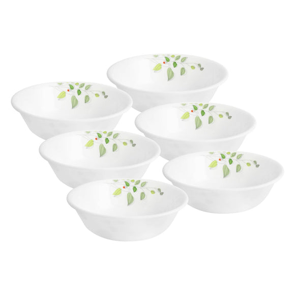 Corelle Asia Collection Green Breeze 296 ml Dessert Bowl Pack Of 6