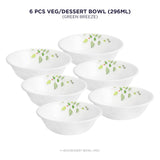Corelle Asia Collection Green Breeze 296 ml Dessert Bowl Pack Of 6