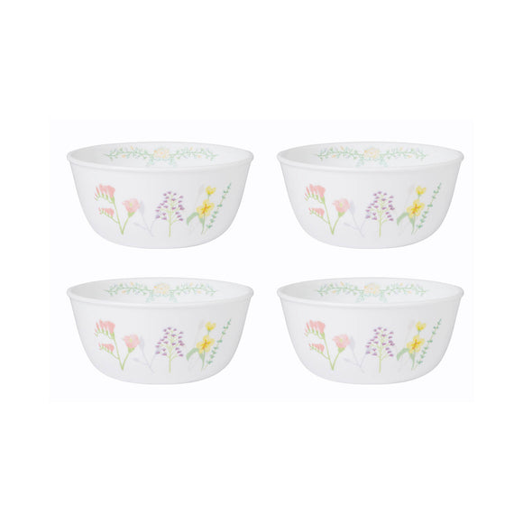 Corelle Asia Collection Blooms 325 ml Soup Bowl Pack Of 4