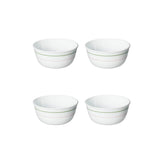 Corelle Livingware Double Ring Green 325 ml Soup Bowl Pack of 4