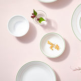 Corelle Livingware Double Ring Green 325 ml Soup Bowl Pack of 4