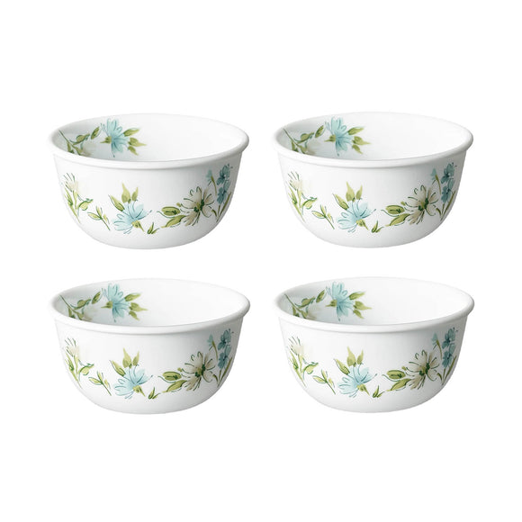 Corelle Asia Collection Fairy Flora 325 ml Soup Bowl Pack Of 4