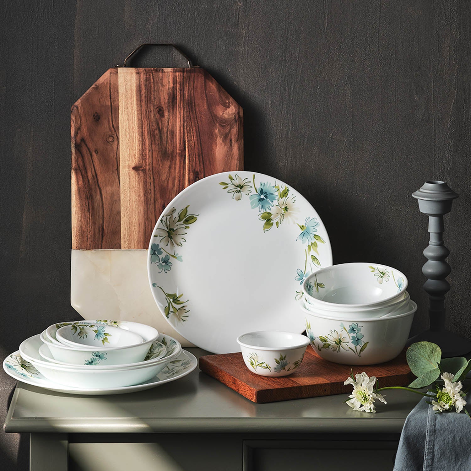Corelle Collection Corelle Asia Collection Fairy Flora 325 ml Soup Bowl Pack Of 4 ...