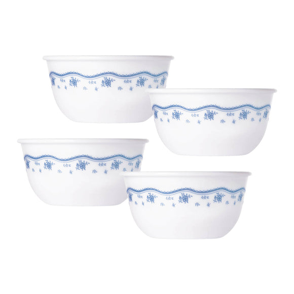 Corelle Livingware Morning Blue 325 ml Soup Bowl Pack of 4