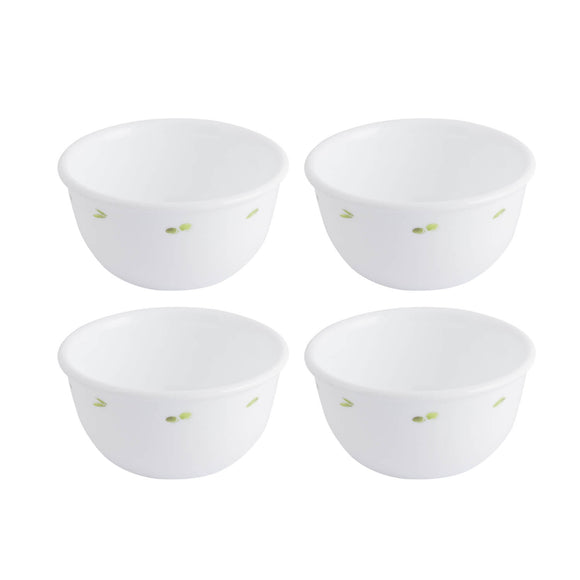 CORELLE Livingware Plus Olive Garden 325 ml Soup Bowl Pack of 4