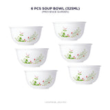 Corelle Corelle Asia Collection Provence Garden 325 ml Soup Bowl Pack Of 4