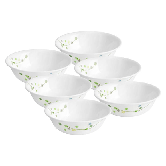 Corelle Livingware Plus Green Delight 532 ml Soup Bowl Pack Of 6