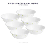Corelle Livingware Plus Olive Garden 532 ml Soup Bowl Pack Of 6
