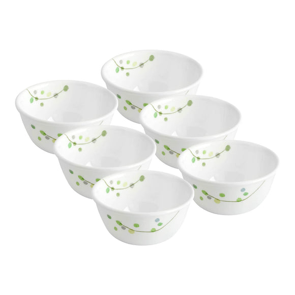 Corelle Livingware Plus Green Delight 355 ml Soup Bowl Pack Of 6