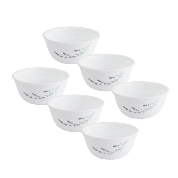 Corelle Asia Round Lavender Garden 6 Pcs Soup Bowl (355ml)