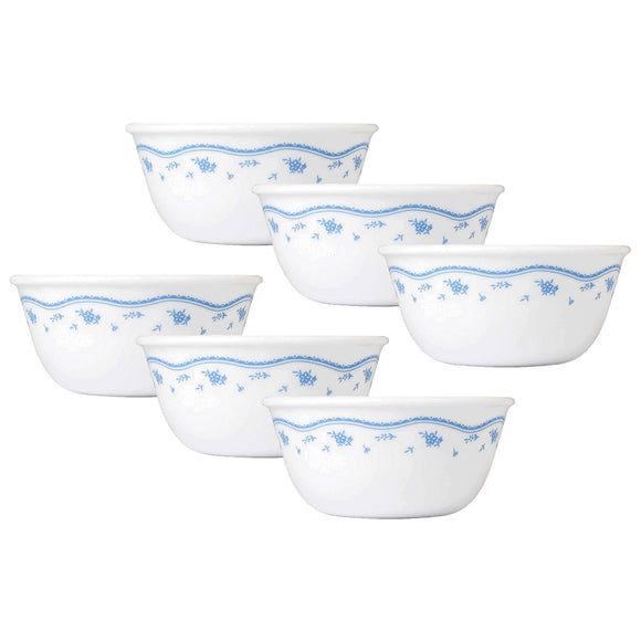 Corelle Livingware Morning Blue 355 ml Soup Bowl Pack Of 6