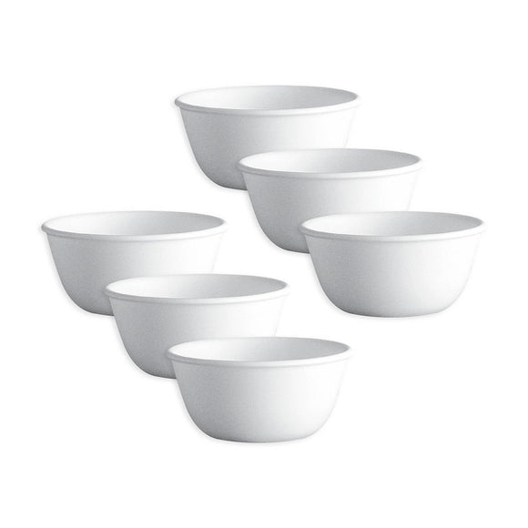Corelle Livingware Winter Frost White 177ml Katori - Pack of 6