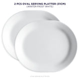 PACK OF 2 31CM OVAL SERVING PLATTER WFW 611