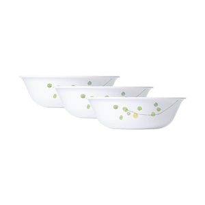 Corelle Livingware Plus Green Delight 532ml Soup Cereal Bowl - Pack of 3