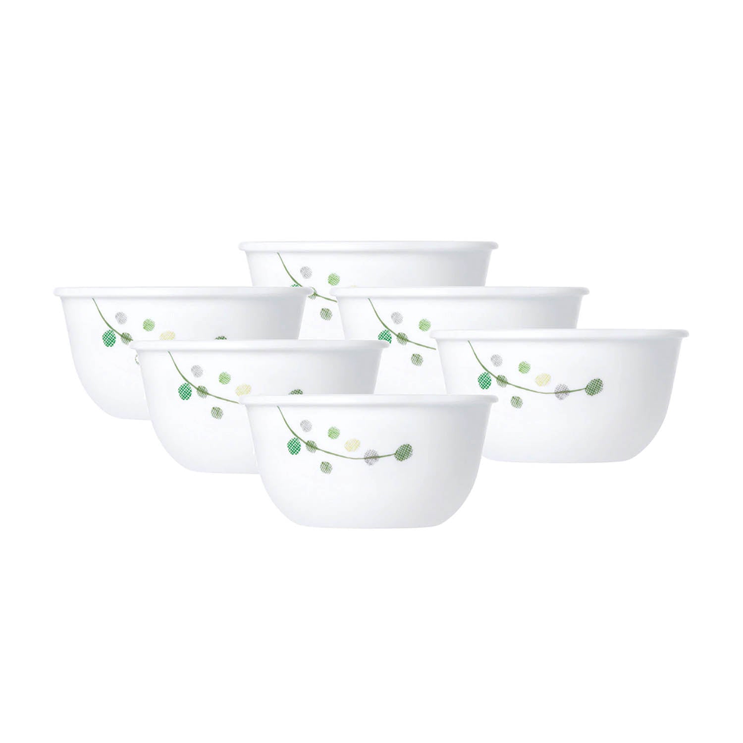 CORELLE GREEN DELIGHT 17点食器セット Corelle Livingware Round Green Delight 30 Pcs Dinner Set