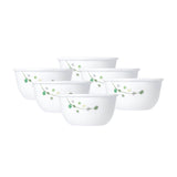 Corelle Livingware Plus Green Delight 325ml Soup Cereal Bowl (411) - Pack of 6
