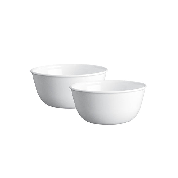Corelle Livingware Winter Frost White 828 ml Curry/Noodle Bowl Pack of 2