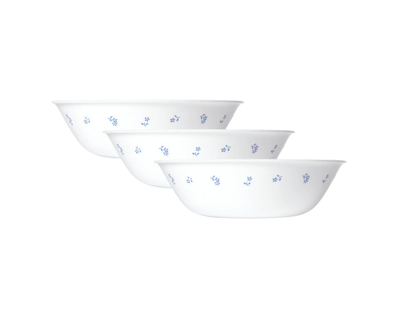 Corelle Livingware Provincial Blue 950ml Serving Bowl Pack of 3