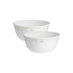 Corelle Asia Collection Gold Series Blooming Pink 828ml Curry Bowl Pack of 2