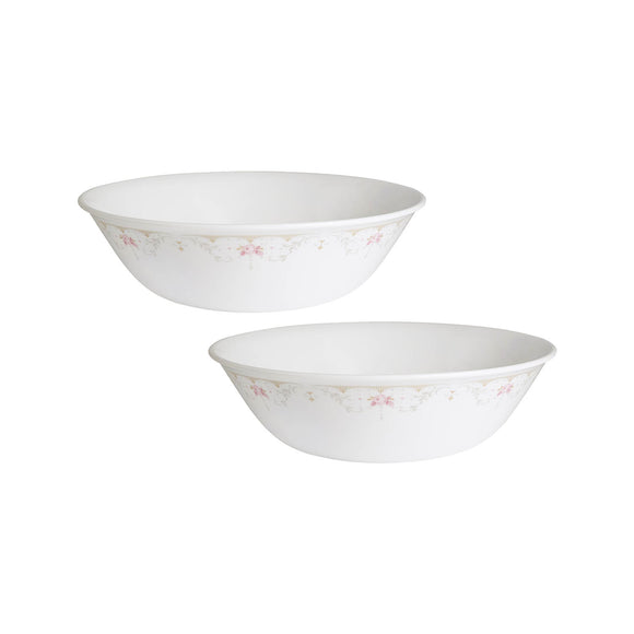 Corelle Asia Collection Gold Series Blooming Pink 950ml Serving Bowl Pack of 2