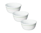 Corelle Livingware Double Ring Green 828ml Curry Bowl Pack of 3