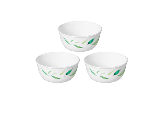 Corelle Asia Collection Dancing Leaves 828ml Curry Bowl Pack of 3