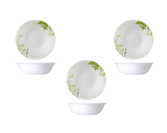 Corelle Asia Collection European Herbs 532ml Soup Bowl Pack of 3