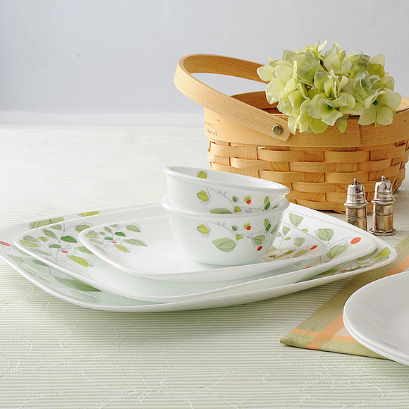 Corelle Asia Collection Green Breeze 828ml Curry Bowl Pack of 3