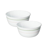 Corelle Livingware Double Ring Green 828ml Curry Bowl Pack of 2