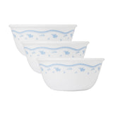 Corelle Livingware Morning Blue 828ml Curry Bowl Pack of 3