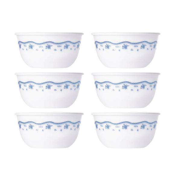 Corelle Livingware Morning Blue 325ml Soup Bowl Pack of 6