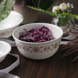 Corelle Livingware Red Trellis 828ml Curry Bowl Pack of 2