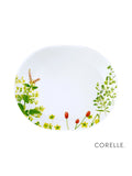 Corelle Asia Collection Provence Garden Oval Serving Platter (1Pc) & 177ml Katori (2Pcs) Pack of 3