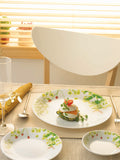 Corelle Asia Collection Provence Garden 26cm Dinner Plate (2Pcs) & 177ml Katori (2Pcs) Pack of 4