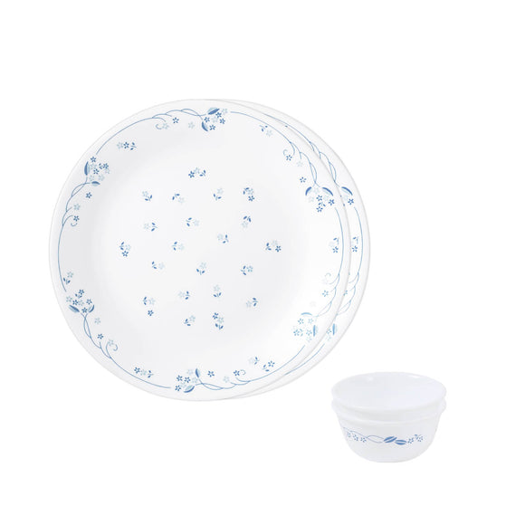 Corelle Livingware Bachelor Set Provincial Blue- 4Pcs