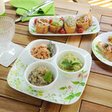Corelle  Asia Collection Provence Garden 6 177ml Katori & 1 828ml Curry Bowl (Pack of 7)