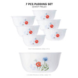 Corelle Asia Collection Daisy Field (Pack of 7) - Bowls
