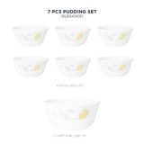 Corelle Livingware Plus Elegance 6 177ml Katori & 1 828ml Curry Bowl (Pack of 7)