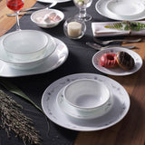Corelle Livingware English Garden 4 26cm Dinner Plate & 4 177ml Katori (Pack of 8)