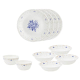 Corelle Asia Round Blooming Blue 10 Pcs Mini Dining Set (VDB)