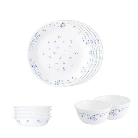 Corelle Livingware Round Provincial Blue 10 Pcs Mini Dining Set (VDB)