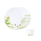 Corelle  Asia Collection Provence Garden Breakfast Set (Pack of 12) 6 26cm Dinner Plates, 6 296ml Dessert Bowl