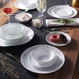 Corelle Livingware English Garden Breakfast Set (Pack of 12) 6 26cm Dinner Plates, 6 296ml Dessert Bowl