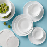 Corelle Livingware Round Winter Frost White  12 Pcs Utility Set