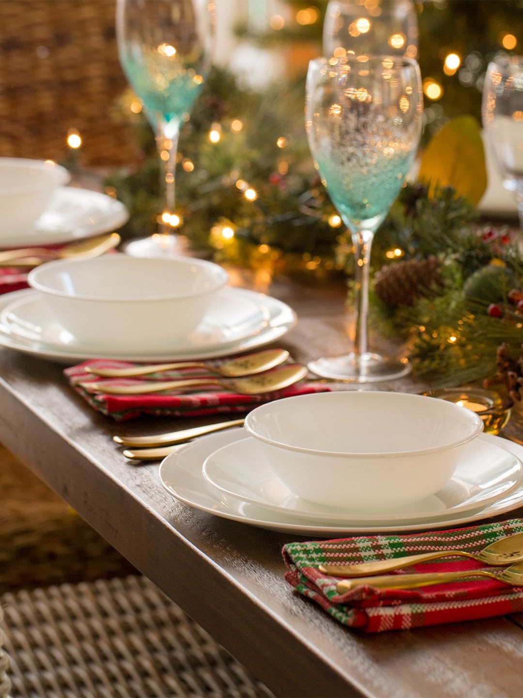 Corelle Livingware Winter Frost White Breakfast Set (Pack of 12)