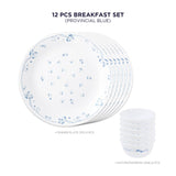 Corelle Livingware Round Provincial Blue 12 Pcs Breakfast Set (K)