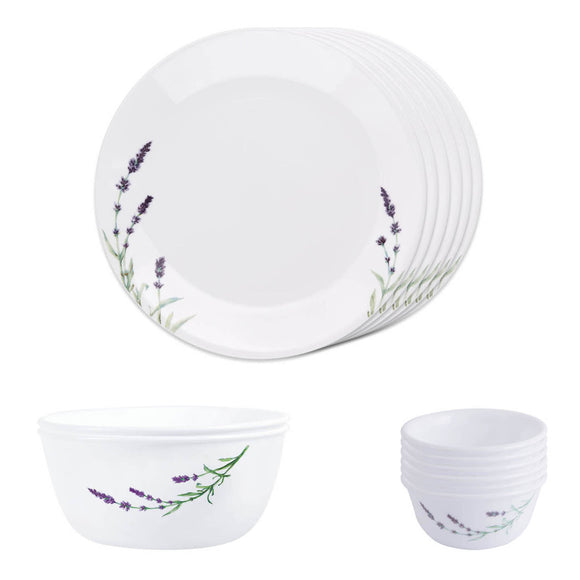 Corelle Asia Collection Lavender Garden 14 Pcs Dinner Set