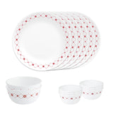Corelle Livingware Round Crown 14 Pcs Dinner Set