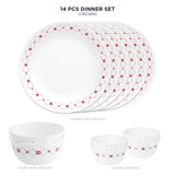 Corelle Livingware Round Crown 14 Pcs Dinner Set